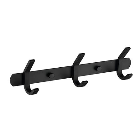 MD DOUBLE 3 HOOK AHF-K3-BK ALUMINIUM BLACK
