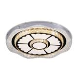BRIGHT OBJECTIVES CEILING LAMP LED 16150 96W 3C 50CM SILVER CHROME WHITE