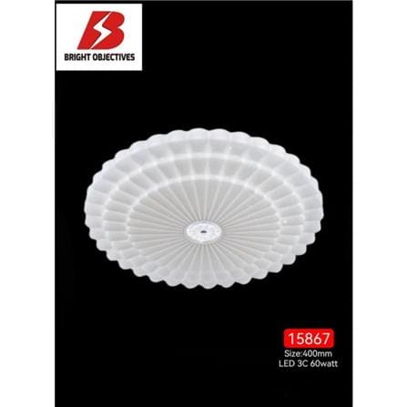BRIGHT OBJECTIVES CEILING LAMP LED 15867 60W 3C 40CM WHITE
