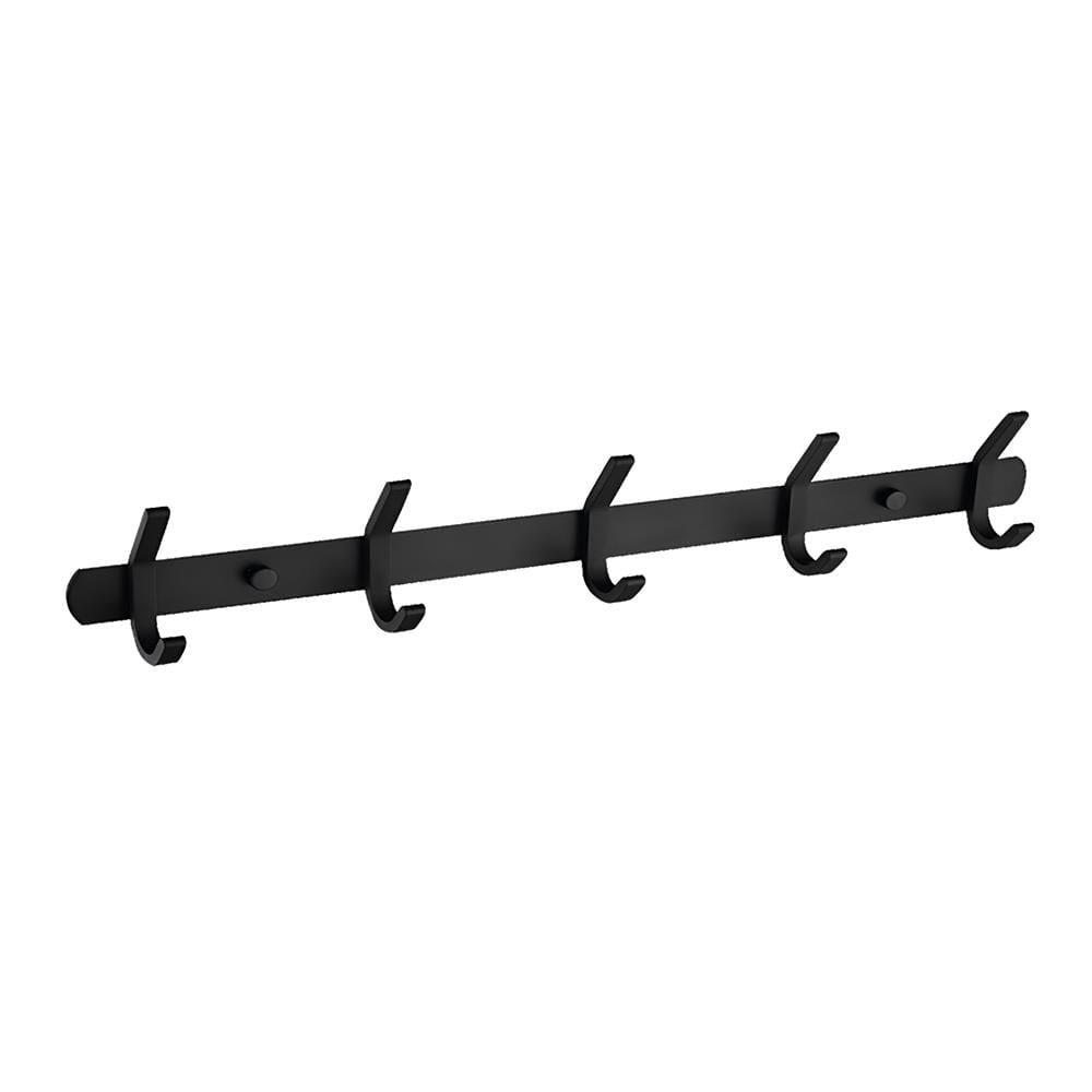 MD DOUBLE 5 HOOK AHF-K5-BK ALUMINIUM BLACK