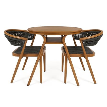 SURAYA 2-SEAT PATIO SET  SPRING, WOODEN