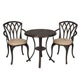 2-SEAT PATIO SET01 SPRING BECKHAM CAST ALUMINIUM RED COPPER