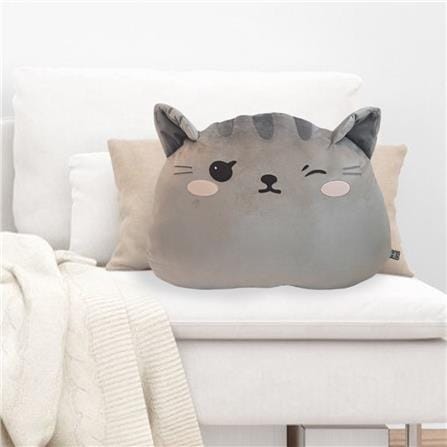 HLS FLOOR CUSHION G-CAT 18X22 GRAY