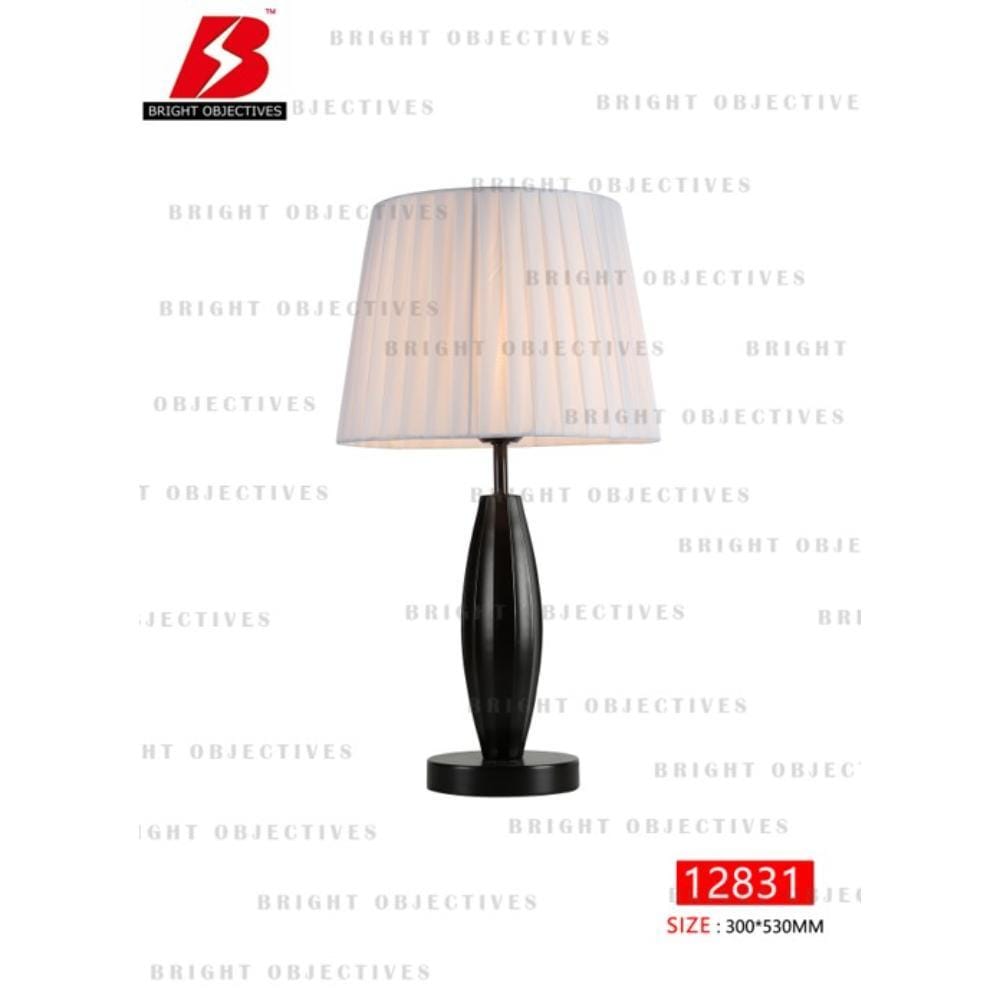 BRIGHT OBJECTIVES TABLE LAMP MT-12831 30CM BLACK+WHITE