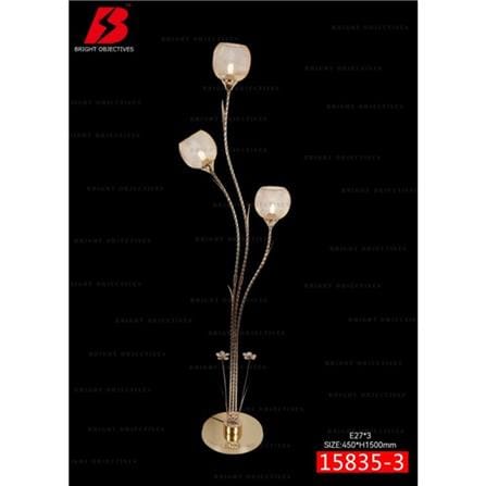 BRIGHT OBJECTIVES FLOOR LAMP ML-15835/3 45CM GOLD