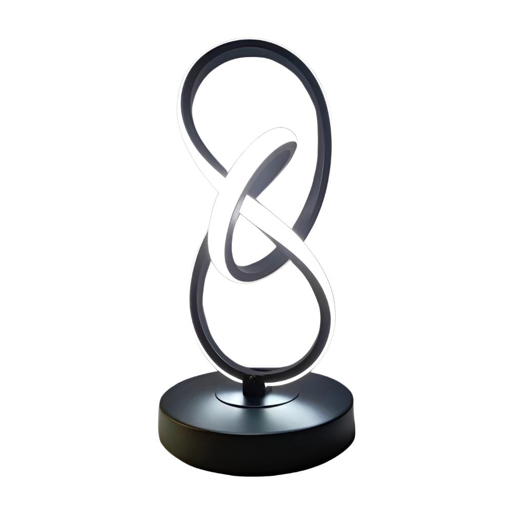 BRIGHT OBJECTIVES TABLE LAMP MT-16262 BK 16CM BLACK