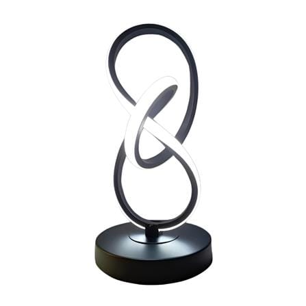BRIGHT OBJECTIVES TABLE LAMP MT-16262 BK 16CM BLACK