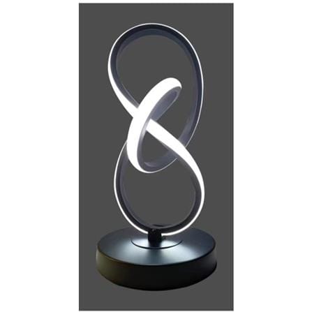 BRIGHT OBJECTIVES TABLE LAMP MT-16262 BK 16CM BLACK