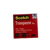 SCOTCH PREMIUM TRANSPARENT TAPE 12.7MMX32.9M 600-B