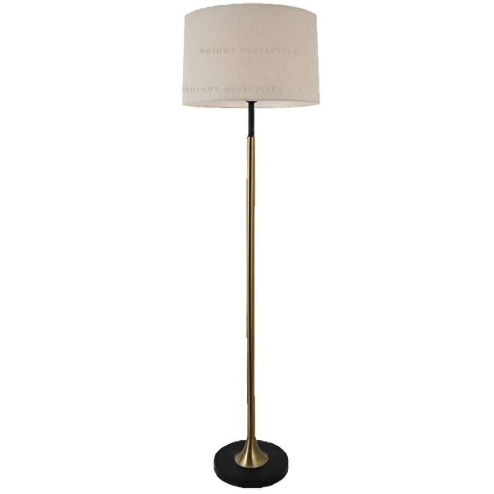BRIGHT OBJECTIVES FLOOR LAMP ML-14535 40CM GOLD BLACK+BEIGE