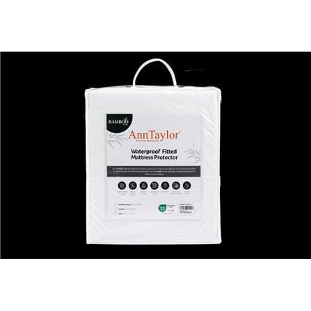 ANN TAYLOR BAMBOO WATERPROOF FITTED MATTRESS PROTECTOR - Q