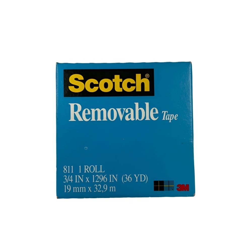 SCOTCH REMOVABLE TAPE 19MMX32.9M 811