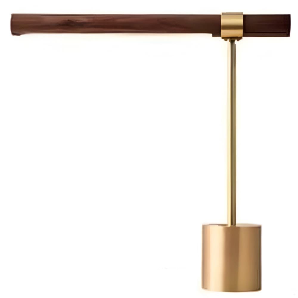 BRIGHT OBJECTIVES DESK LAMP MT-12999 40CM GOLD+BROWN