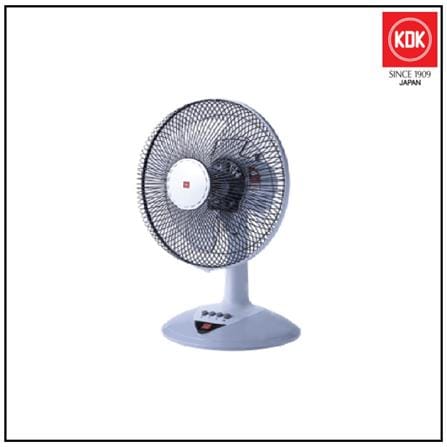 KDK TABLE FAN KB-404 SILVER BLUE 16" 3BLADE 3SPEED