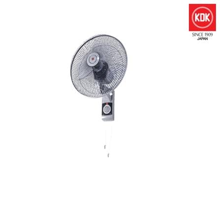 KDK WALL FAN KU-408 YG 16" 60.9W 3BLADE 3SPEED GREY