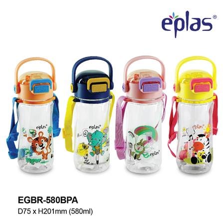 EPLAS KIDS WATER BOTTLE ONE TOUCH 580ML EGBR-580BPA