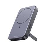 UGREEN 10000MAH MAGNETIC WIRELESS 20W POWER BANK WITH HOLDER (SPACE GRAY)