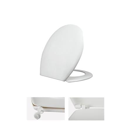 COSSY PLUS PLASTIC TOILET SEAT CP-184244 WHITE