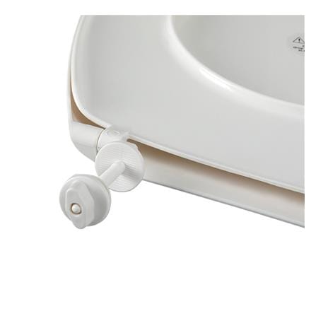 COSSY PLUS PLASTIC TOILET SEAT CP-184244 WHITE