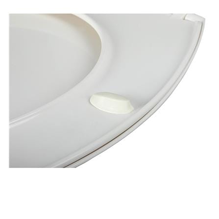 COSSY PLUS PLASTIC TOILET SEAT CP-184244 WHITE