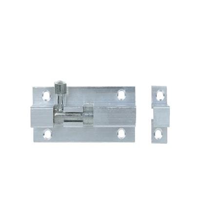 JS SLIDING TOILET BOLT 2" SILVER