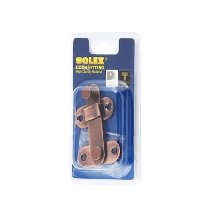 SOLEX BAR LATCH E3 3" ANTIQUE COPPER