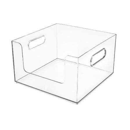 CLOTHING STORAGE BOX PLIM KLEAR 25.3X25.3X15.3CM CLEAR