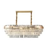 BRIGHT OBJECTIVES CHANDELIER CRYSTAL LIGHT 15702/1000X350 100CM GOLD
