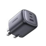 UGREEN NEXODE 65W 2C1A GAN FAST CHARGER + USB-C TO USB-C CABLE 100W 1.5M (SPACE GRAY)