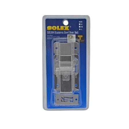 SOLEX SLIDING TOILET BOLT 4" STAINLESS STEEL