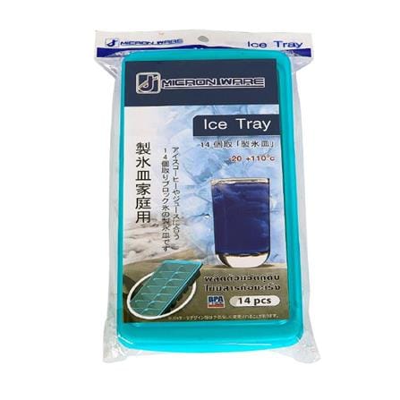 ICE CUBE TRAY WITH 14 COMPARTMENTS JCP 5105 WHITE/BLUE