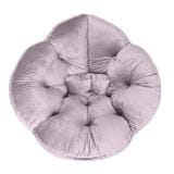 HLS CHAIRPAD FLOWER 34X43" PURPLE