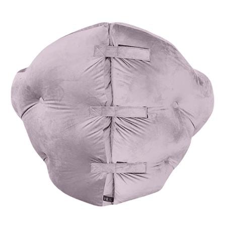 HLS CHAIRPAD FLOWER 34X43" PURPLE