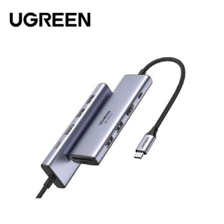 UGREEN HIGH END DOCKING USB-C 3.1 TO 2*USB-A 3.0+HDMI 4K@60HZ+SD/TF+PD CONVERTER ALUMINUM CASE