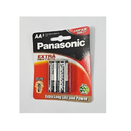 PANASONIC EXTRA HEAVY DUTY BATTERY 2B AA UM-3SHD/2B
