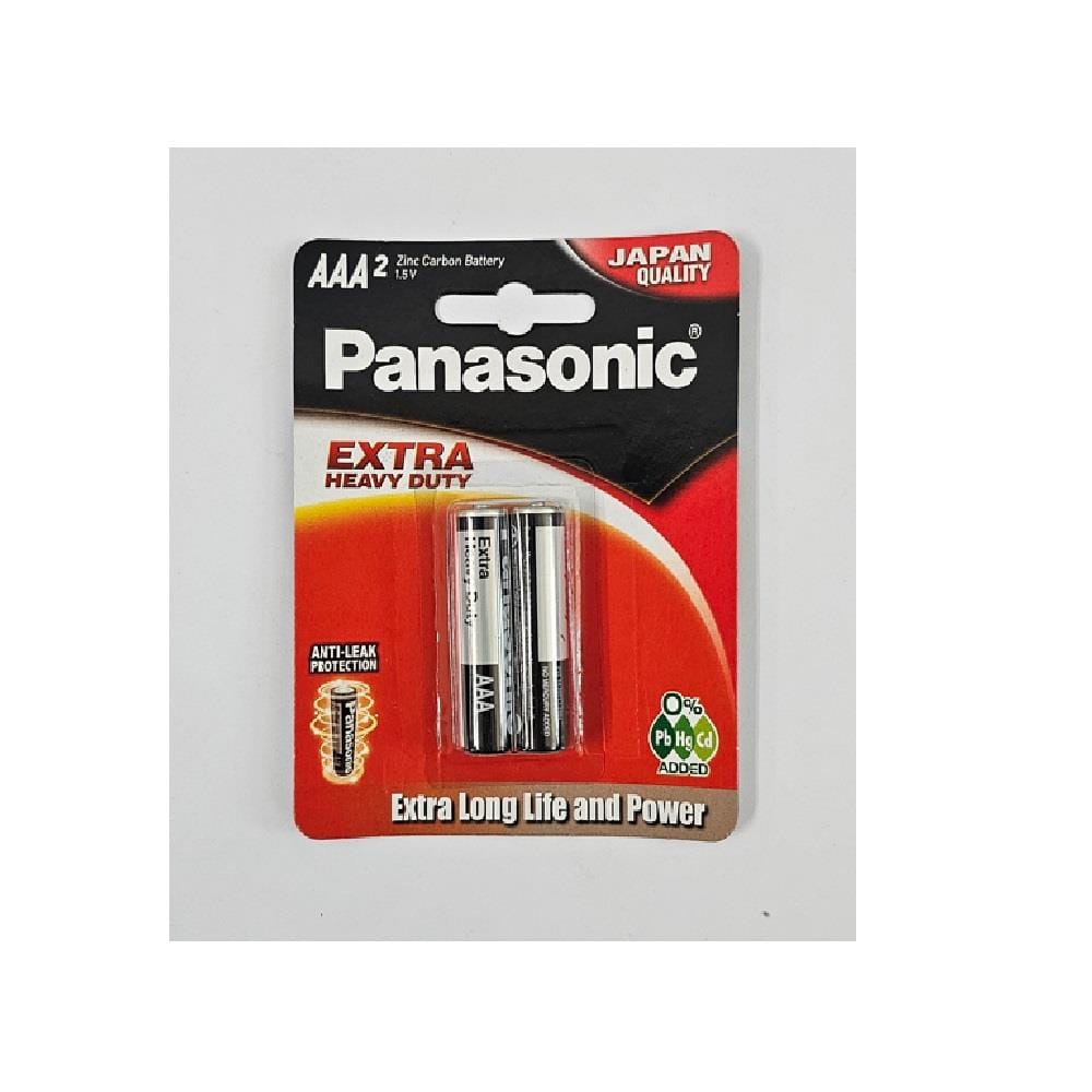 PANASONIC EXTRA HEAVY DUTY  BATTERY 2B AAA UM-4SHD/2B