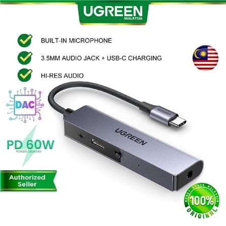 UGREEN USB-C TO 3.5MM AUDIO ADAPTER WITH PD