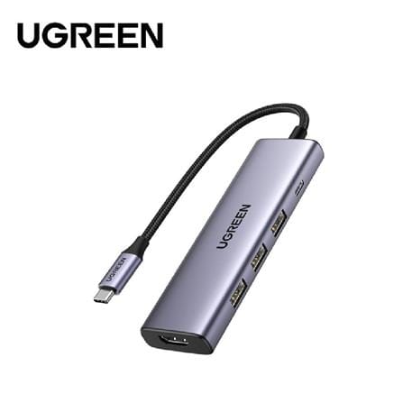 UGREEN USB-C 3.1 TO HDMI 4K@30HZ+3*USB-A+PD100W
