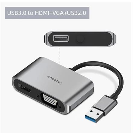 UGREEN USB 3.0 TO HDMI+VGA CARD 1080P