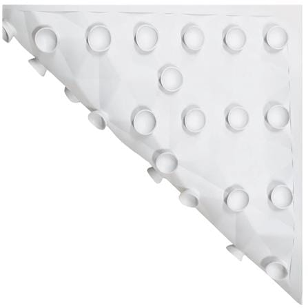 MOYA DECORATIVE MAT SYNTHETIC RUBBER HDR0002-DIAMOND WHITE