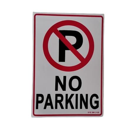 SHIN YIH SIGNAGE 7"X10" SW312E NO PARKING