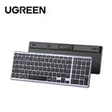UGREEN DUAL MODE W/L 2.4G + BT 5.0 ULTRA SLIM KEYBOARD (GREY)