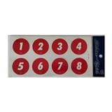 SHIN YIH SIGNAGE 5"X10" A 1-8 TABLE NUMBER