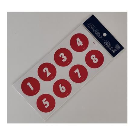 SHIN YIH SIGNAGE 5"X10" A 1-8 TABLE NUMBER