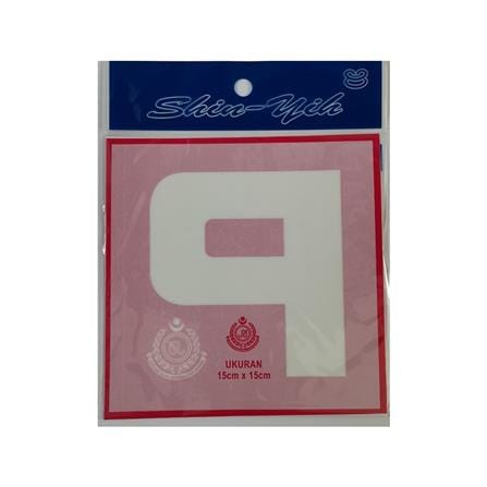 SHIN YIH SIGNAGE 15CMX15CM SR105 P-CAR STICKER