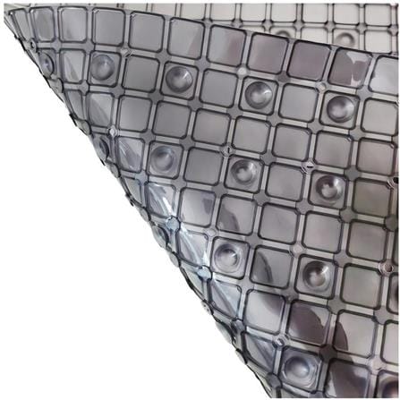 MOYA DECORATIVE MAT PVC YHC0009 TRANSPARENT GREY
