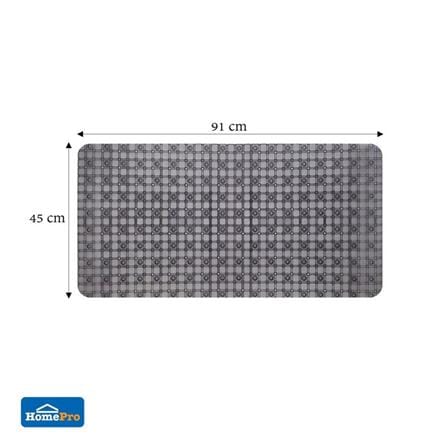 MOYA DECORATIVE MAT PVC YHC0009 TRANSPARENT GREY