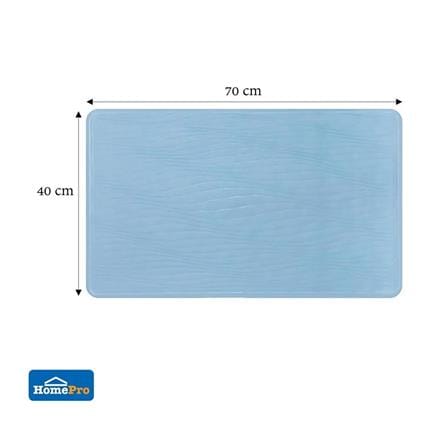 MOYA DECORATIVE MAT SYNTHETIC RUBBER HDR0006-WAVE DARK BLUE