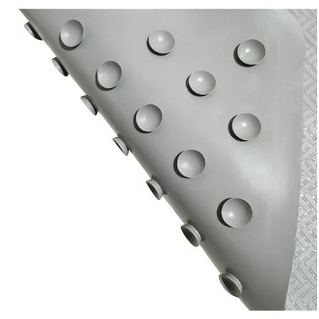 MOYA DECORATIVE MAT SYNTHETIC RUBBER HDR0019-HERRINGBON GREY