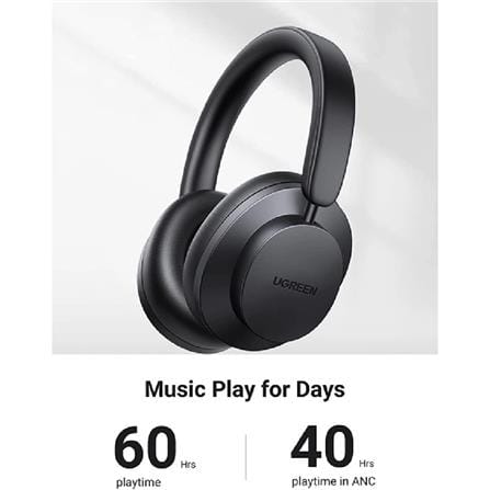 UGREEN HITUNE MAX3 WIRELESS BLUETOOTH HEADSET ACTIVE NOISE CANCELLING 3.5MM AUDIO CABLE